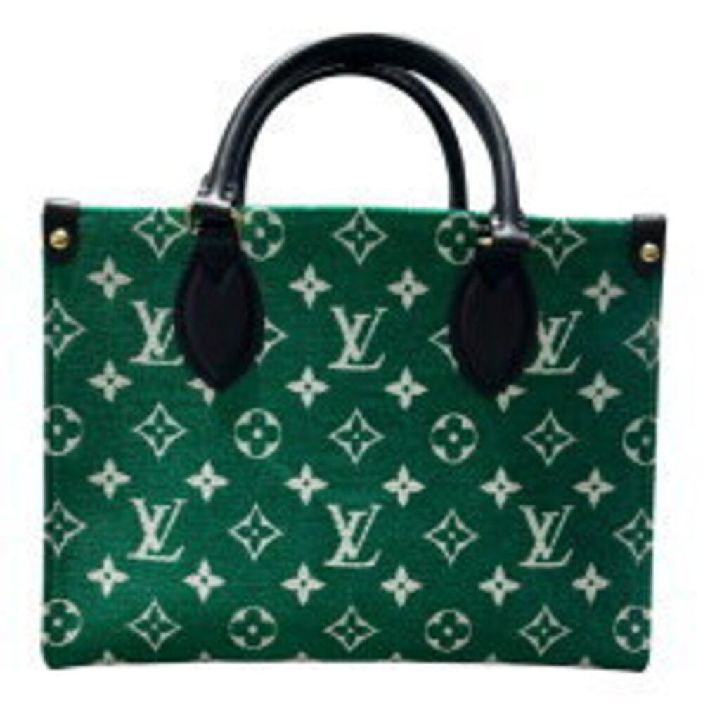 Louis Vuitton On Shoulder the Go Green Jacquard Bag